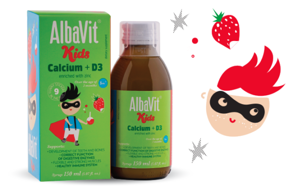 Albavit kids ( calcium + D3)